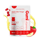 Gumi Vitamins Detox apple cider vinegar ingredients and benefits information graphic