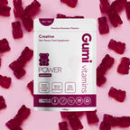Gumi Vitamins Power supplement facts and label panel